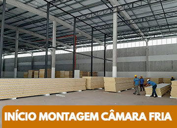 Montagem câmara fria