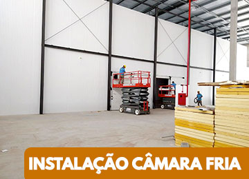 Instalação câmara fria